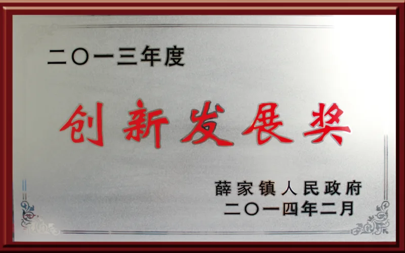 Innovation and Development Award